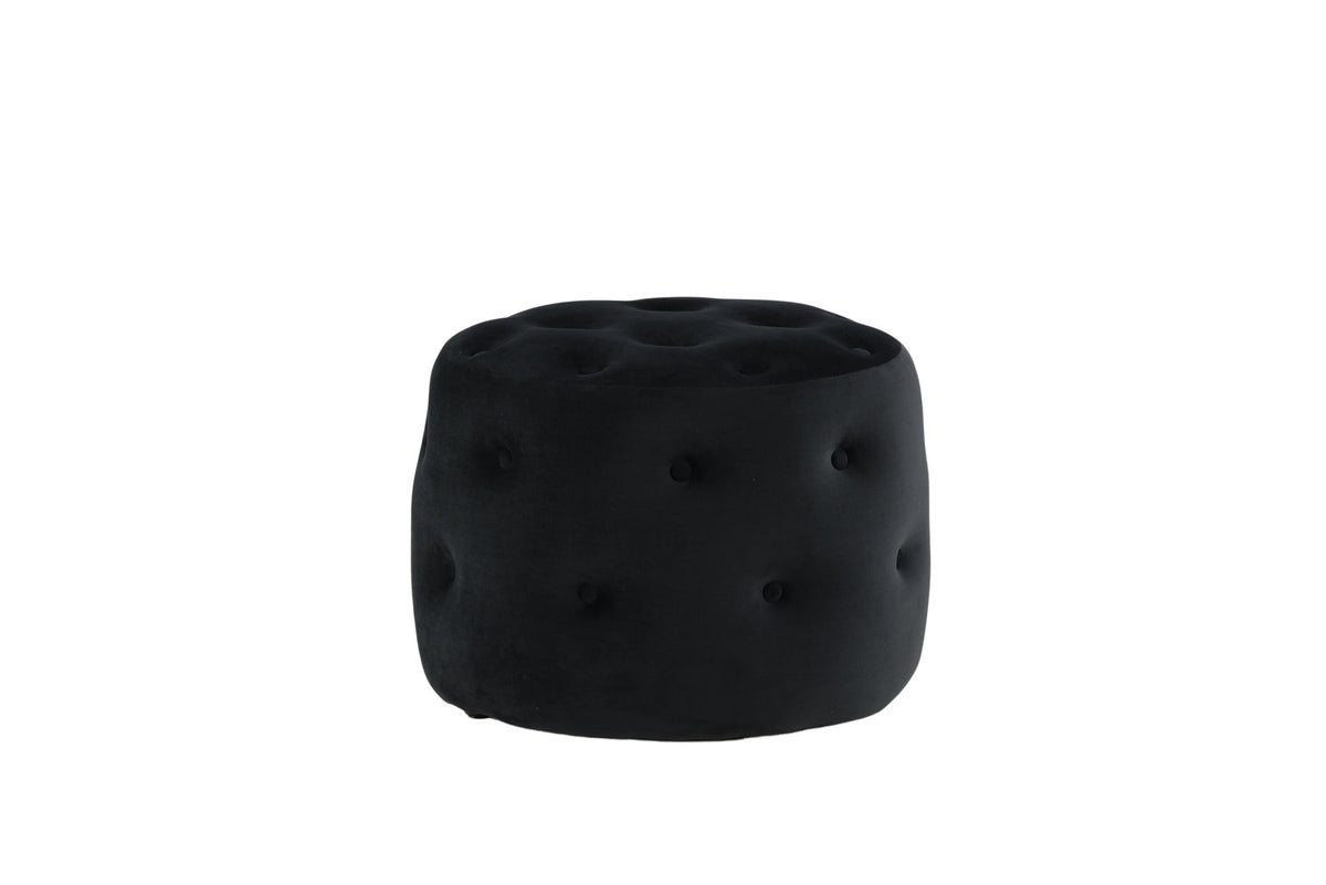 Benjamin Ottoman / Pouf in Schwarz präsentiert im Onlineshop von KAQTU Design AG. Pouf ist von Venture Home