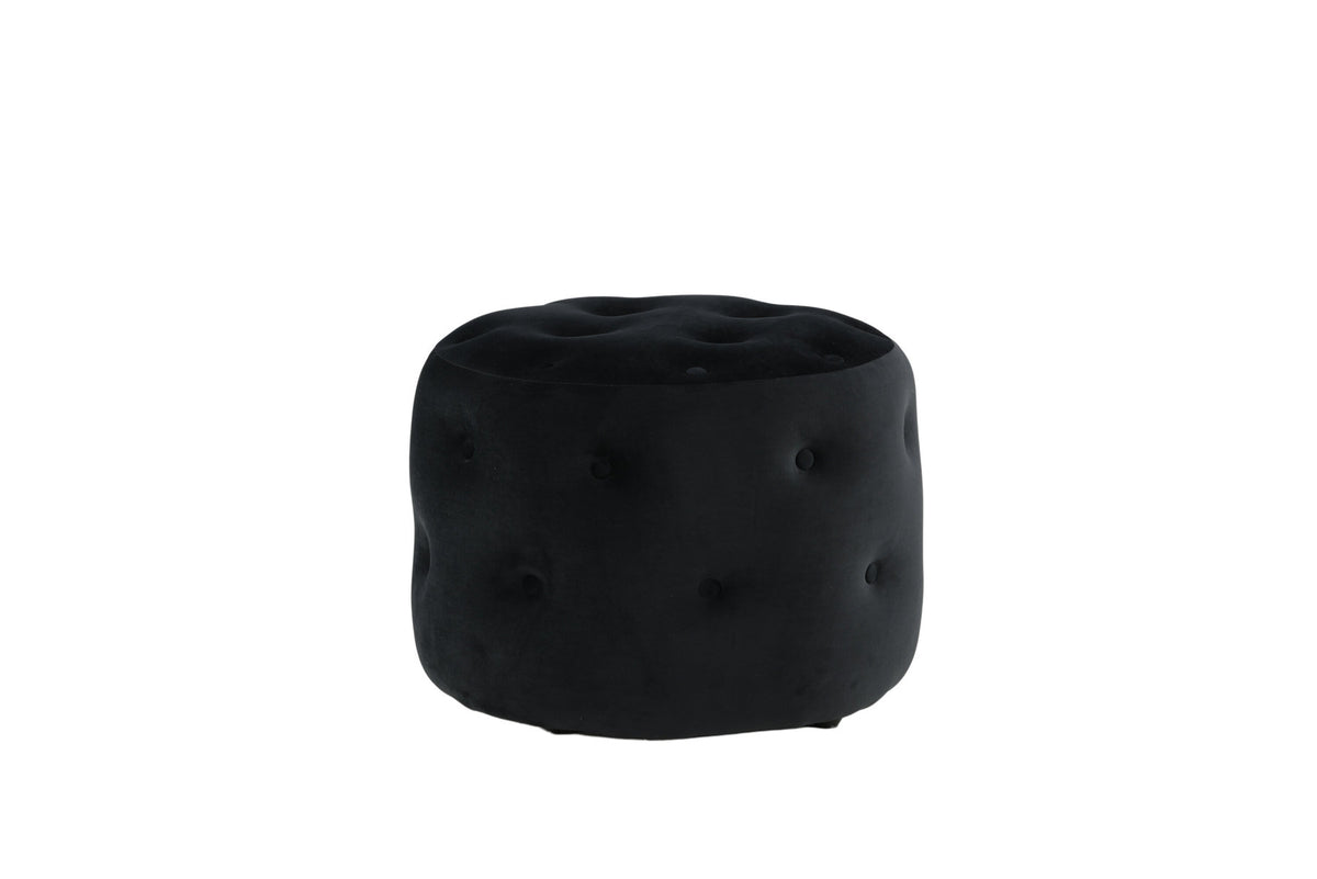 Benjamin Ottoman / Pouf in Schwarz präsentiert im Onlineshop von KAQTU Design AG. Pouf ist von Venture Home