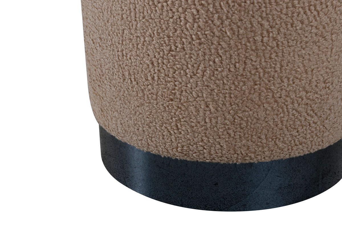 Benji Ottoman / Pouf in Beige präsentiert im Onlineshop von KAQTU Design AG. Pouf ist von Venture Home
