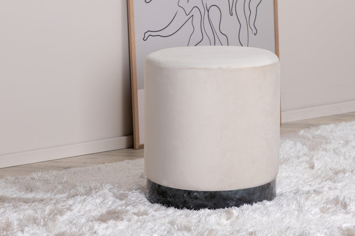 Benji Ottoman / Pouf in Beige präsentiert im Onlineshop von KAQTU Design AG. Pouf ist von Venture Home