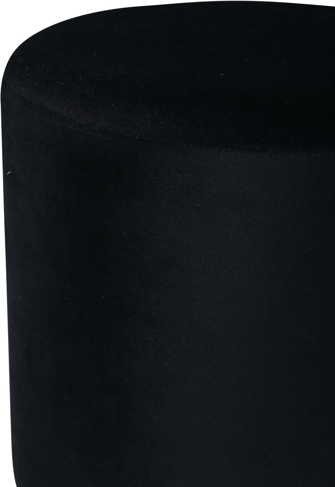 Benji Pouf von Venture Home: Beiger Teddystoff-Ottoman für Komfort und vielseitige Nutzung in jedem Raum.