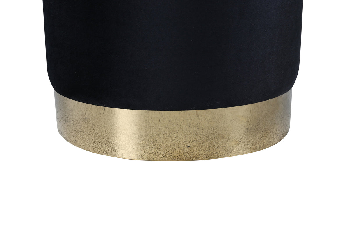Benji Ottoman / Pouf in Schwarz präsentiert im Onlineshop von KAQTU Design AG. Pouf ist von Venture Home