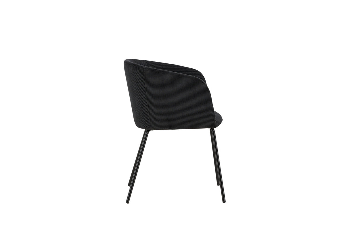 Berit Esszimmerstuhl in Schwarz präsentiert im Onlineshop von KAQTU Design AG. Schalenstuhl ist von Venture Home