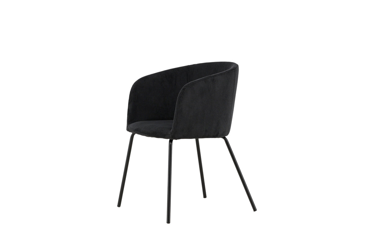Berit Esszimmerstuhl in Schwarz präsentiert im Onlineshop von KAQTU Design AG. Schalenstuhl ist von Venture Home