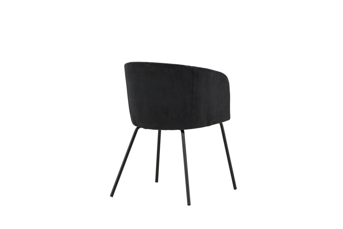 Berit Esszimmerstuhl in Schwarz präsentiert im Onlineshop von KAQTU Design AG. Schalenstuhl ist von Venture Home