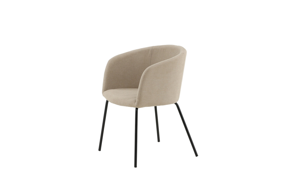 Berit Stuhl in Beige präsentiert im Onlineshop von KAQTU Design AG. Stuhl ist von Venture Home