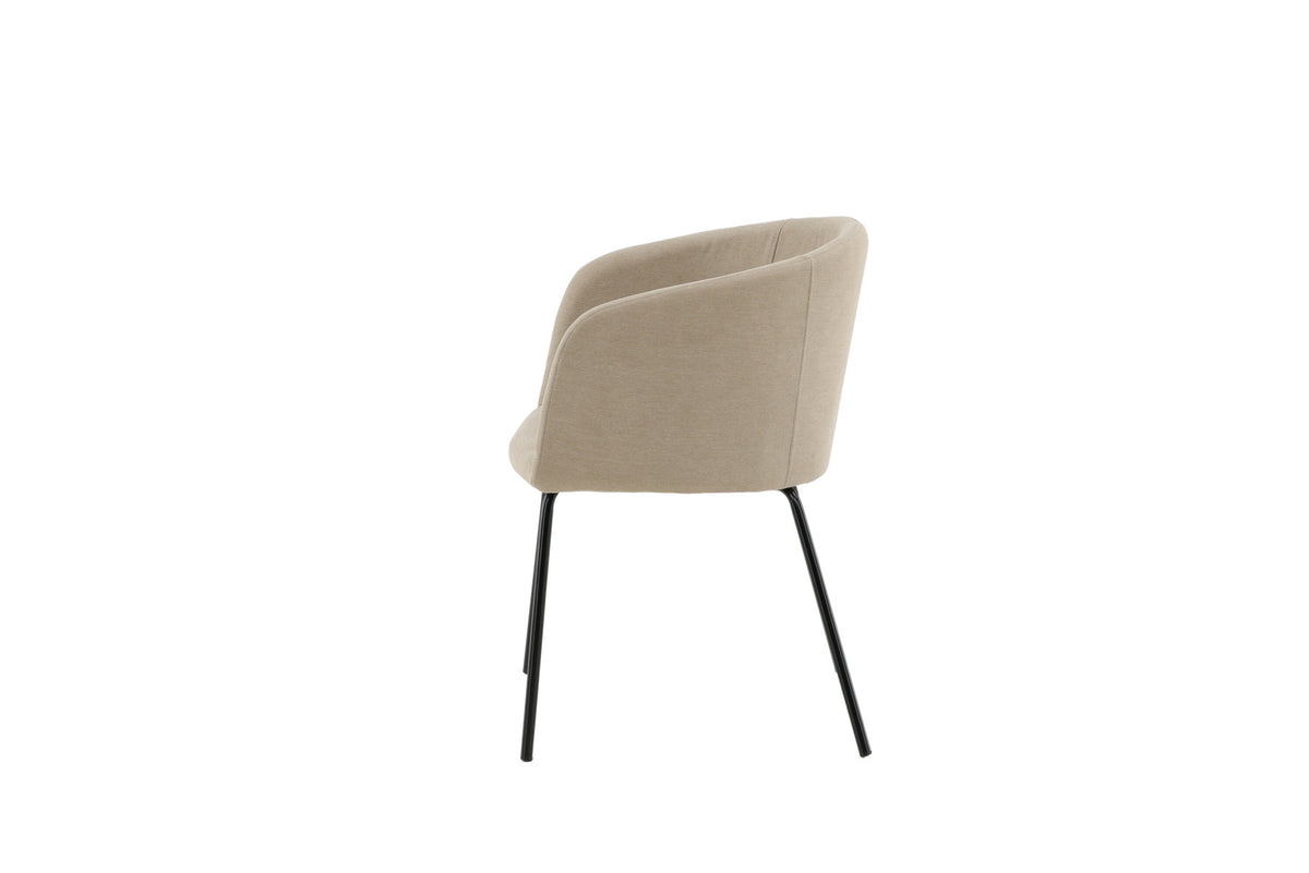 Berit Stuhl in Beige präsentiert im Onlineshop von KAQTU Design AG. Stuhl ist von Venture Home