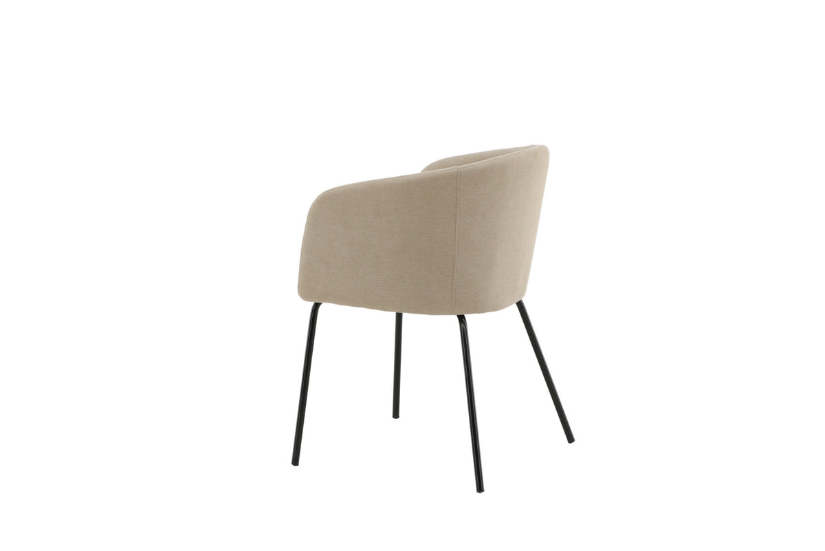 Berit Stuhl in Beige präsentiert im Onlineshop von KAQTU Design AG. Stuhl ist von Venture Home