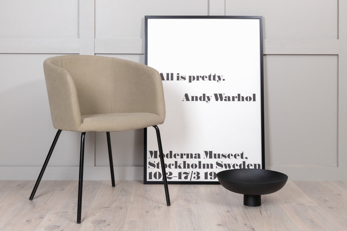 Berit Stuhl in Beige präsentiert im Onlineshop von KAQTU Design AG. Stuhl ist von Venture Home