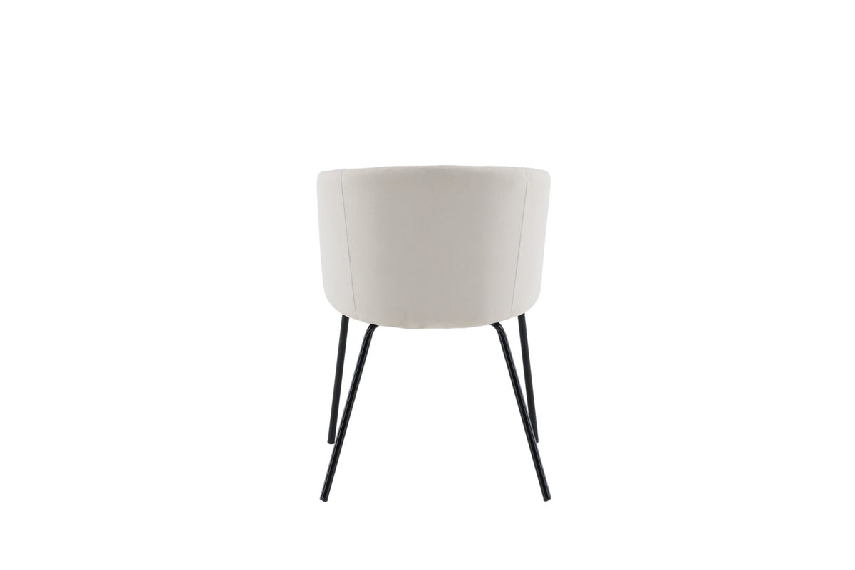 Berit Stuhl in Beige präsentiert im Onlineshop von KAQTU Design AG. Schalenstuhl mit Armlehne ist von Venture Home