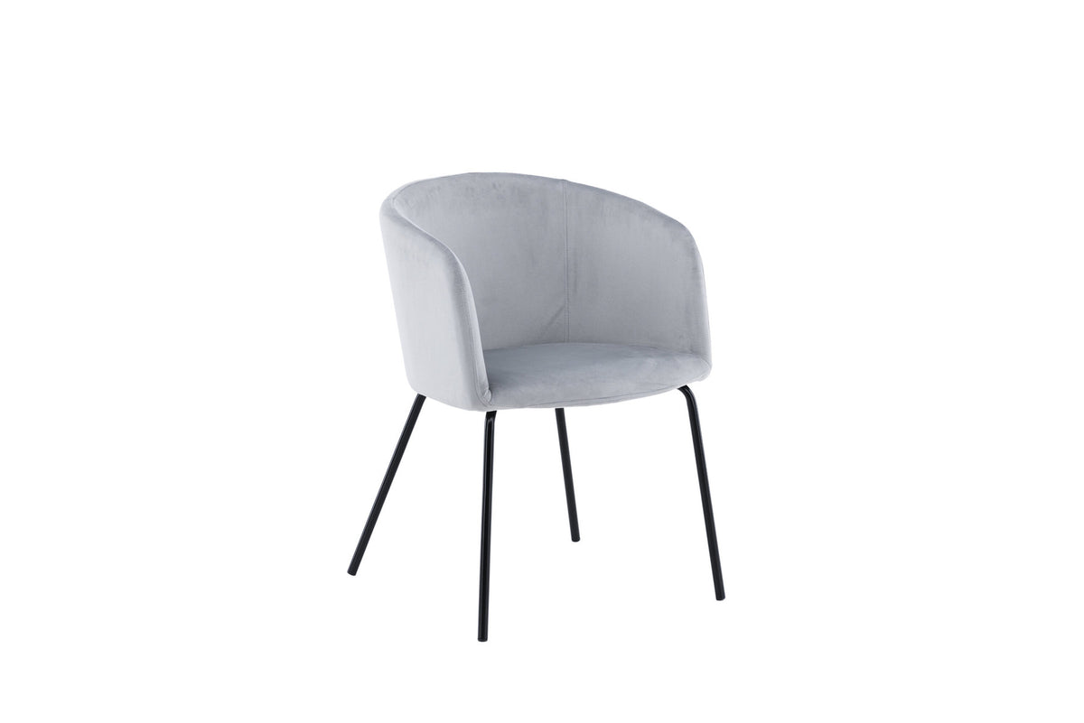 Berit Stuhl in Grau präsentiert im Onlineshop von KAQTU Design AG. Schalenstuhl mit Armlehne ist von Venture Home