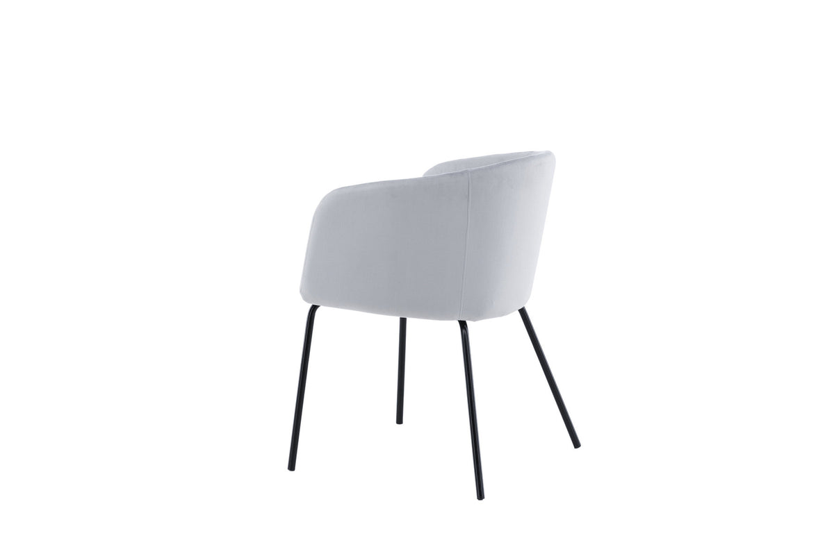 Berit Stuhl in Grau präsentiert im Onlineshop von KAQTU Design AG. Schalenstuhl mit Armlehne ist von Venture Home