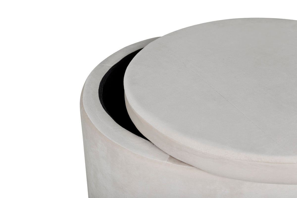 Dunken Ottoman / Pouf in Beige präsentiert im Onlineshop von KAQTU Design AG. Pouf ist von Venture Home