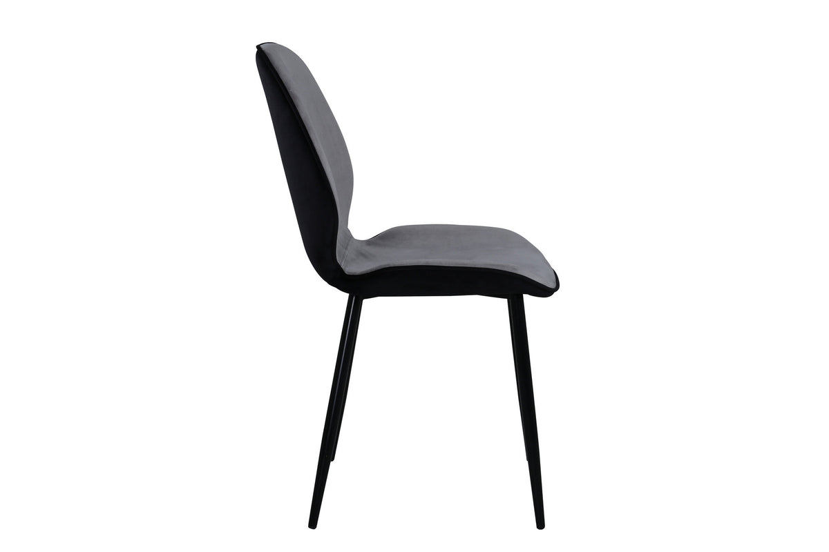 Emma Stuhl in Grau präsentiert im Onlineshop von KAQTU Design AG. Stuhl ist von Venture Home