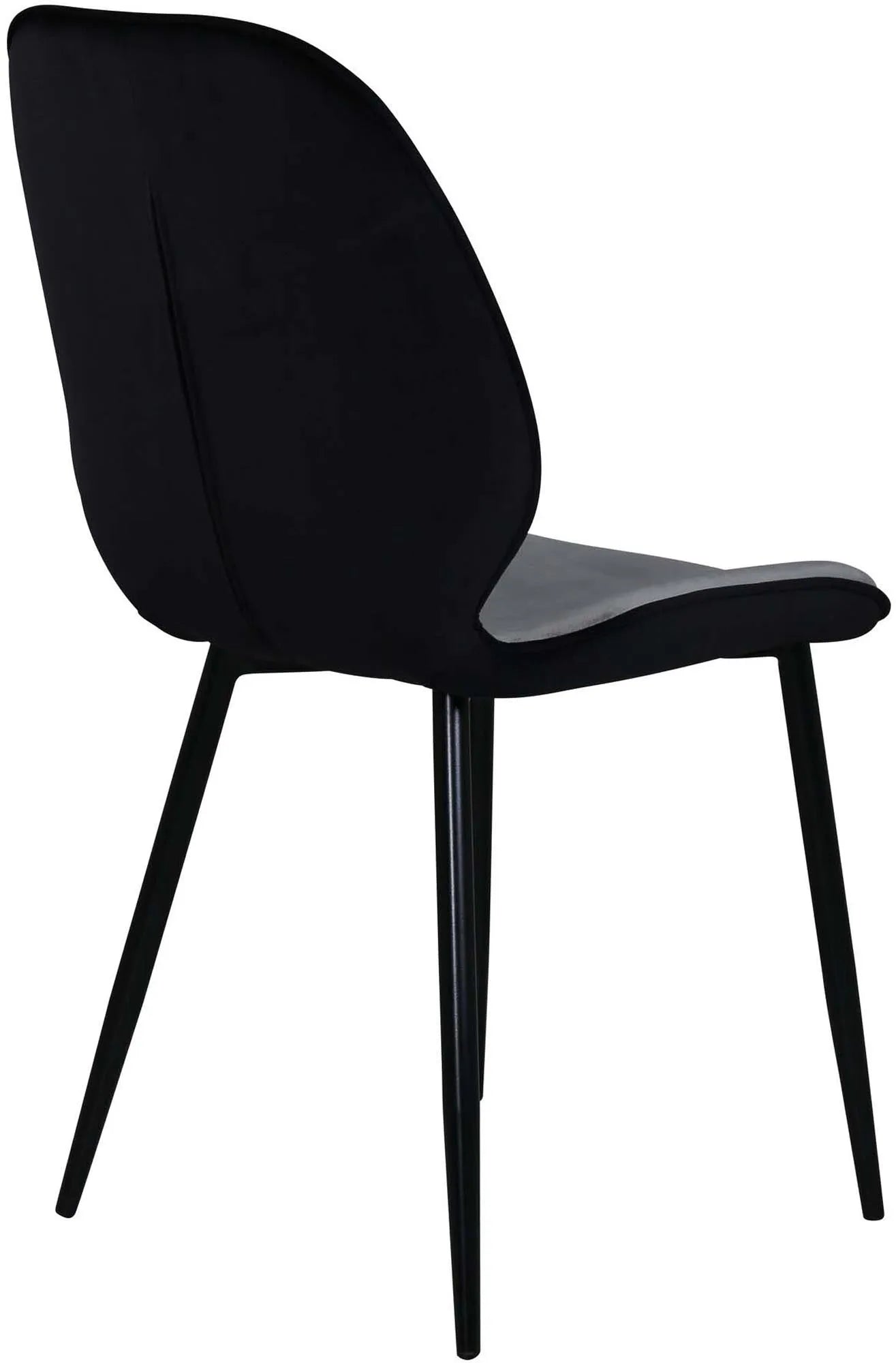 Eleganter Emma Stuhl von Venture Home mit luxuriösem Samtbezug.