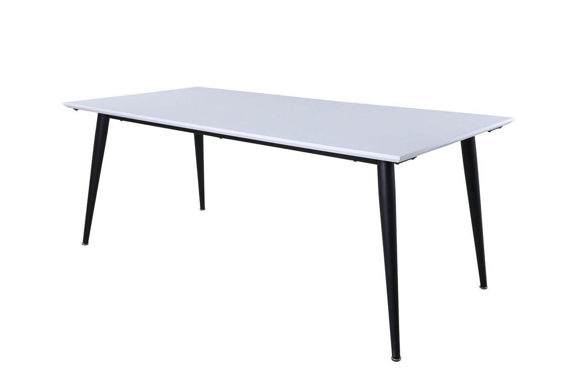 Jimmy Tisch in Weiss präsentiert im Onlineshop von KAQTU Design AG. Esstisch ist von Venture Home