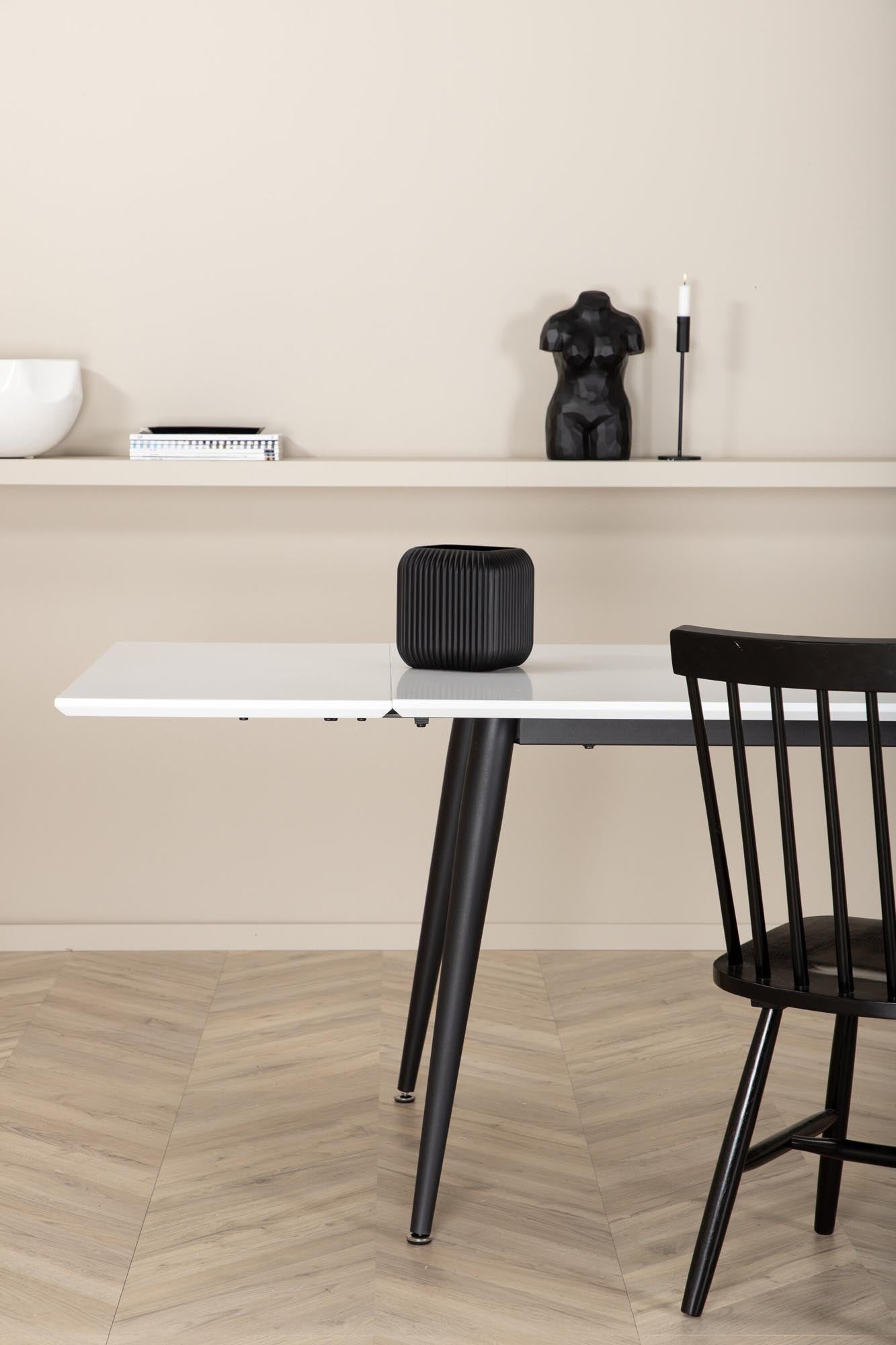 Jimmy Tisch in Weiss präsentiert im Onlineshop von KAQTU Design AG. Esstisch ist von Venture Home