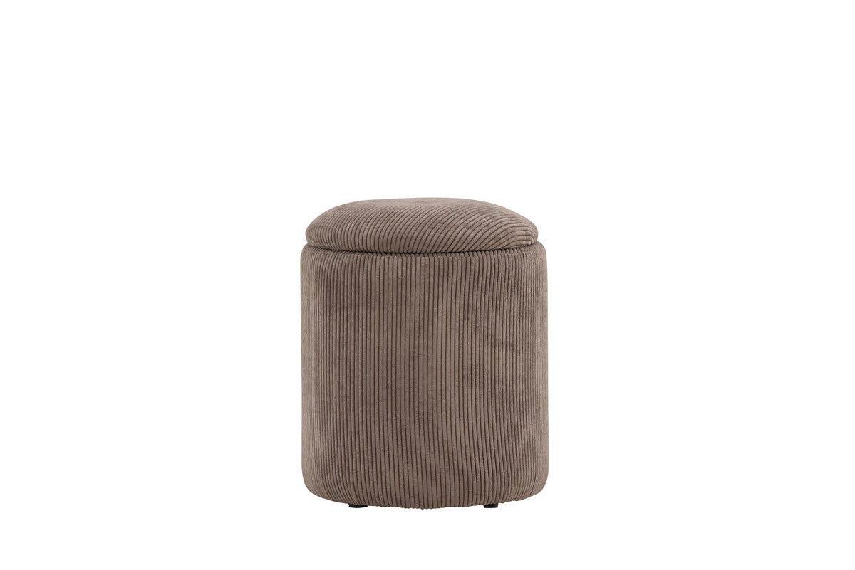 Limpen Pouf in Braun präsentiert im Onlineshop von KAQTU Design AG. Pouf ist von Venture Home