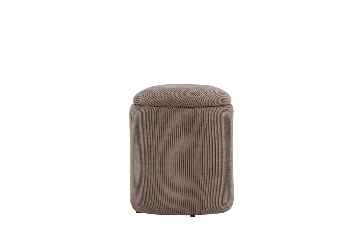 Limpen Pouf in Braun präsentiert im Onlineshop von KAQTU Design AG. Pouf ist von Venture Home