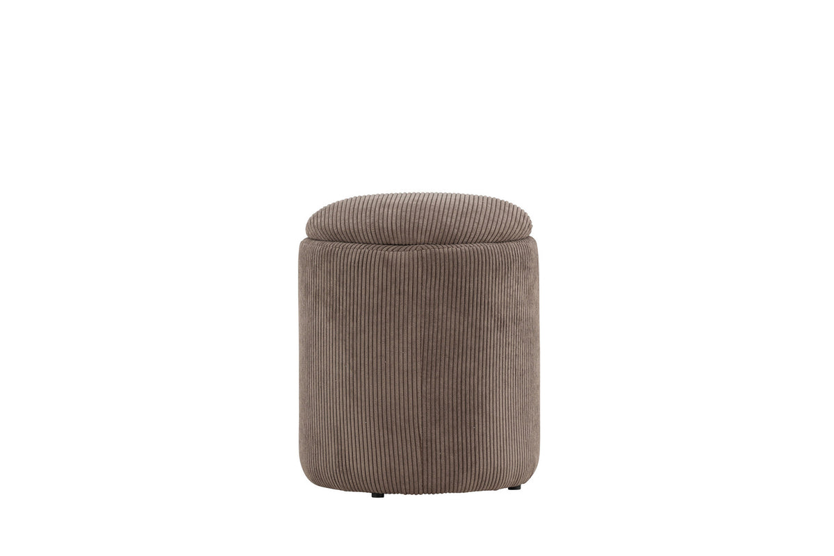 Limpen Pouf in Braun präsentiert im Onlineshop von KAQTU Design AG. Pouf ist von Venture Home