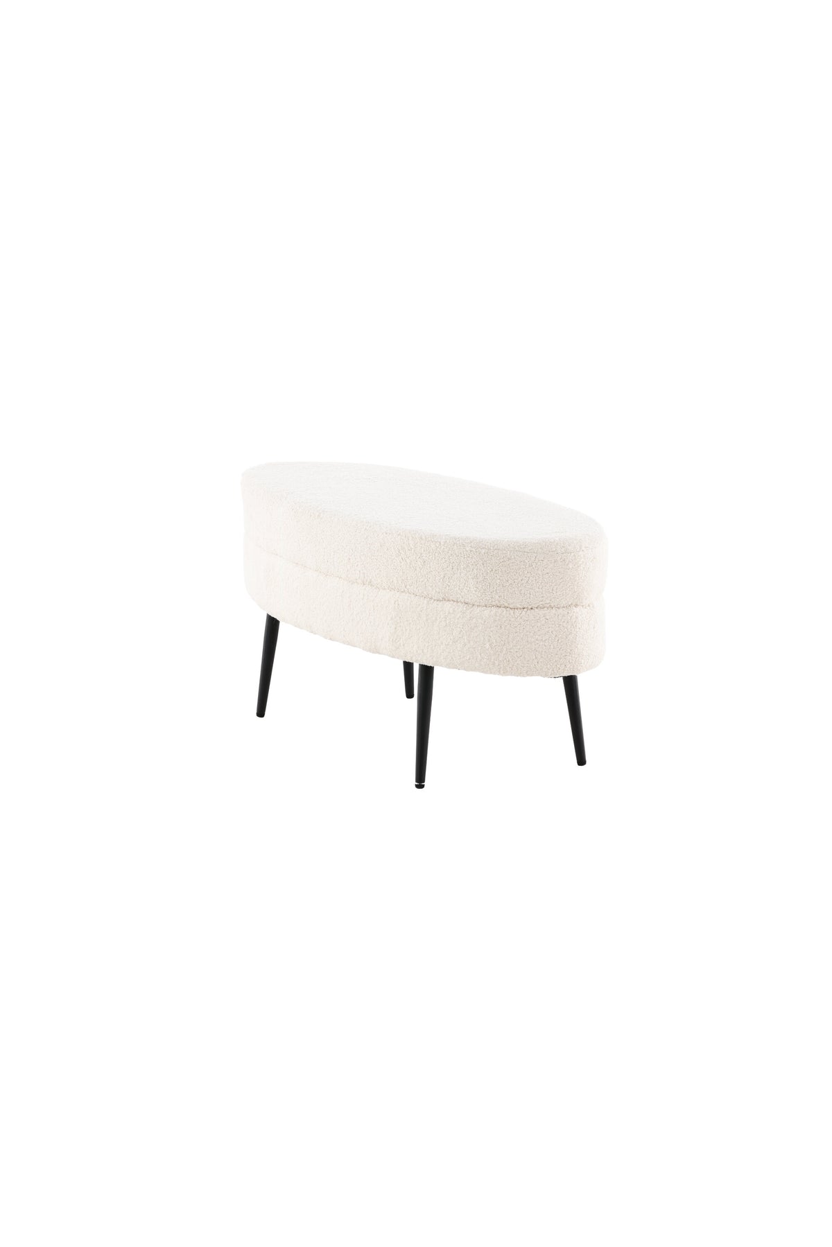 Otto Ottoman / Pouf in Weiss präsentiert im Onlineshop von KAQTU Design AG. Ottoman ist von Venture Home
