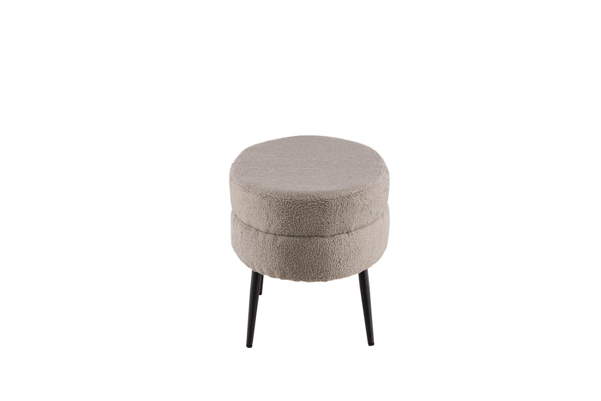 Otto Ottoman / Pouf in Greige präsentiert im Onlineshop von KAQTU Design AG. Ottoman ist von Venture Home