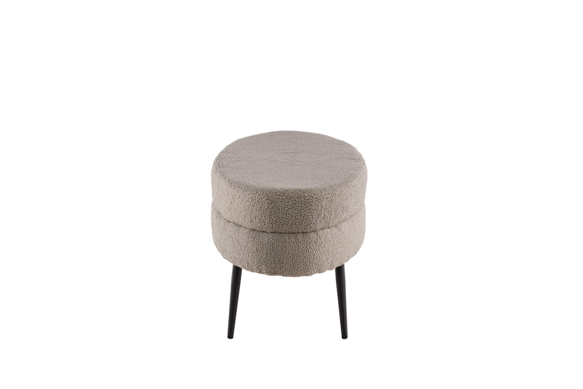 Otto Ottoman / Pouf in Greige präsentiert im Onlineshop von KAQTU Design AG. Ottoman ist von Venture Home