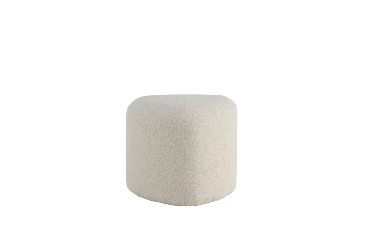 Peg Ottoman / Pouf in Weiss präsentiert im Onlineshop von KAQTU Design AG. Pouf ist von Venture Home