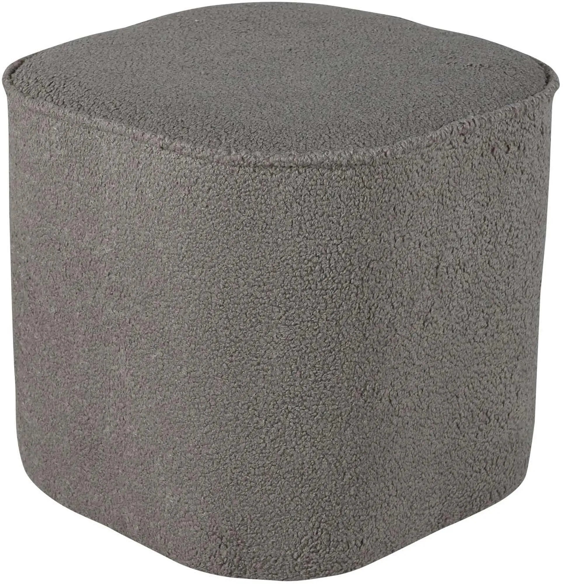 Eleganter Piff Pouf: Skandinavisches Design trifft auf Komfort und Vielseitigkeit in sanftem Beige.