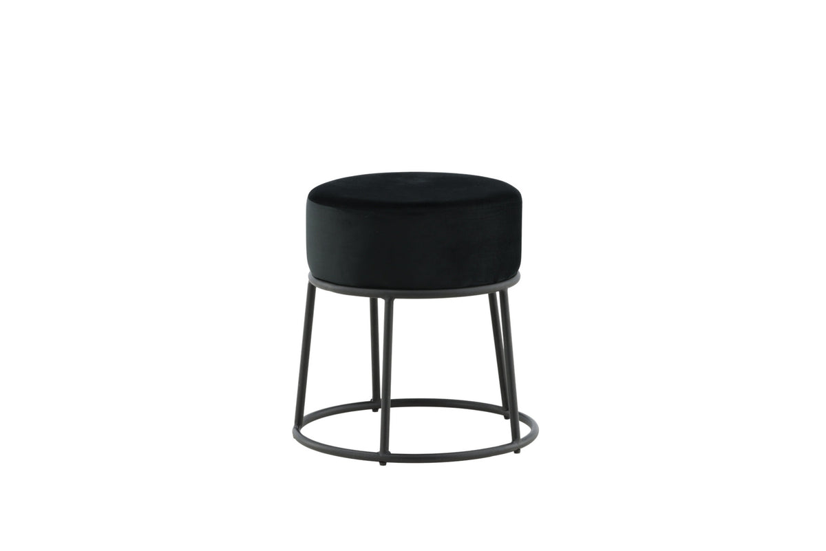 Petra Ottoman / Pouf in Schwarz präsentiert im Onlineshop von KAQTU Design AG. Pouf ist von Venture Home