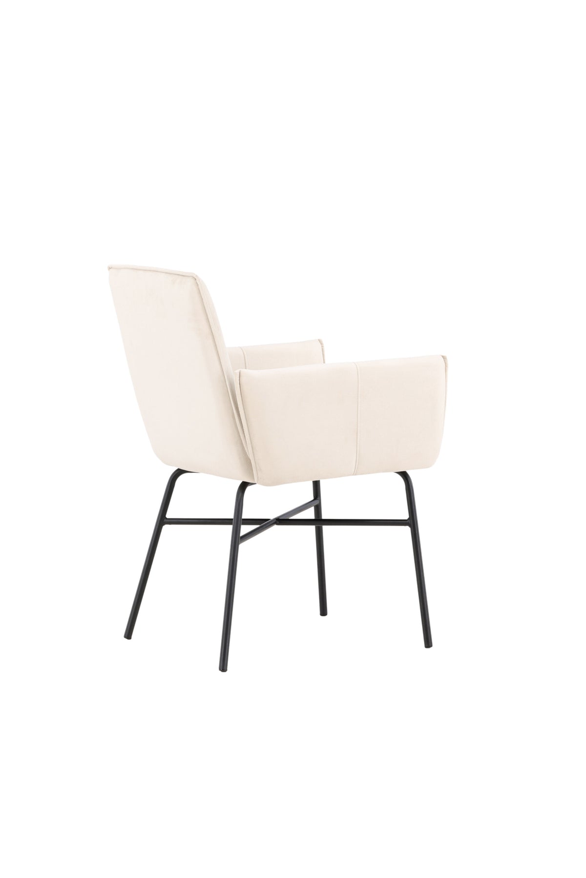 Petra Esszimmerstuhl in Beige präsentiert im Onlineshop von KAQTU Design AG. Stuhl mit Armlehne ist von Venture Home