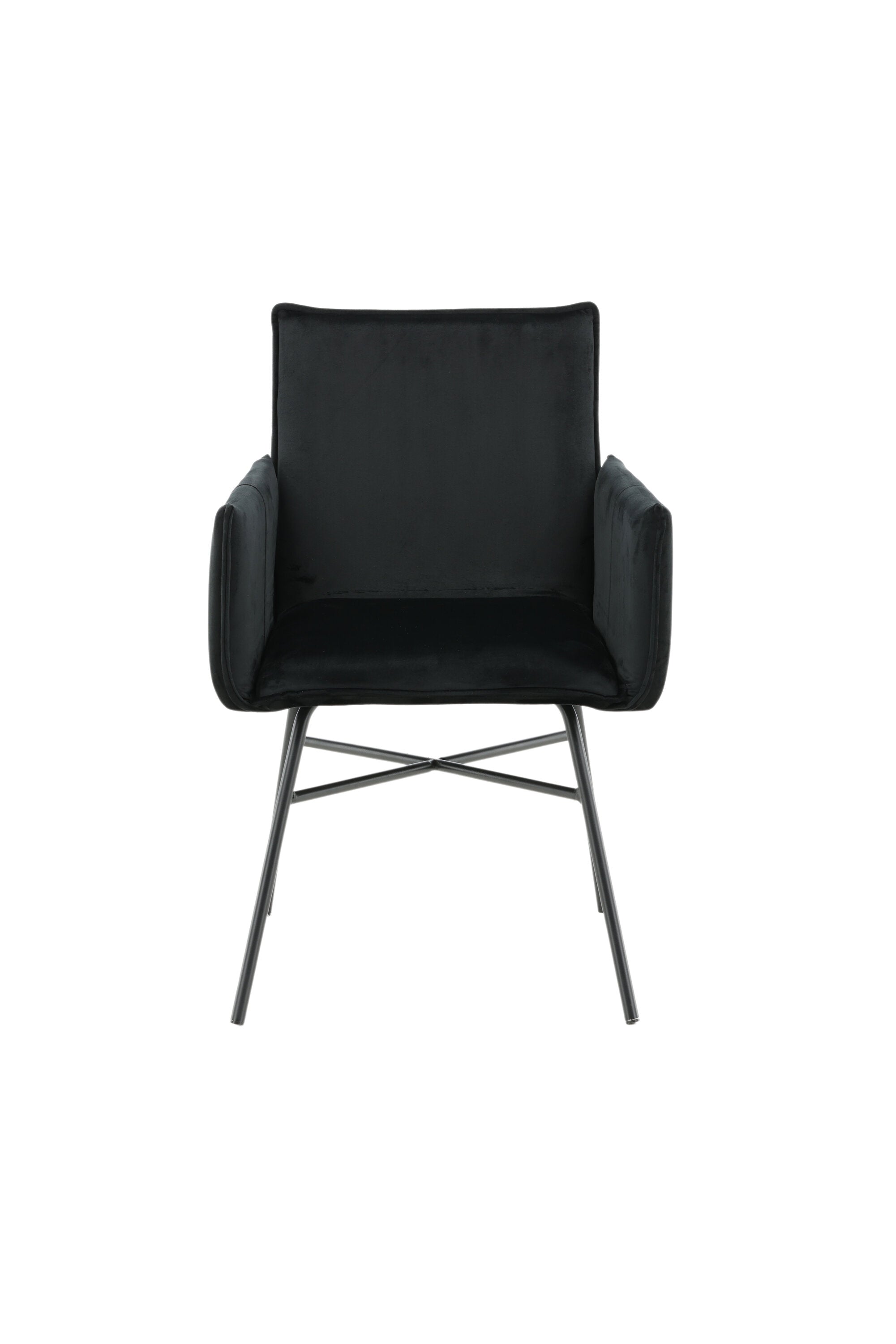 Petra Stuhl in Schwarz präsentiert im Onlineshop von KAQTU Design AG. Stuhl mit Armlehne ist von Venture Home