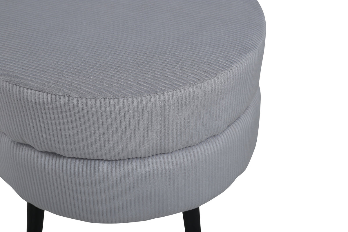 Pot Ottoman / Pouf in Grau präsentiert im Onlineshop von KAQTU Design AG. Pouf ist von Venture Home