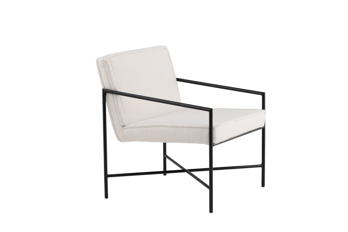 Rakel Sessel in Cremefarben präsentiert im Onlineshop von KAQTU Design AG. Sessel mit Armlehnen ist von Venture Home