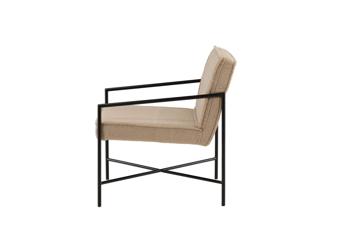 Rakel Sessel in Beige präsentiert im Onlineshop von KAQTU Design AG. Sessel mit Armlehnen ist von Venture Home