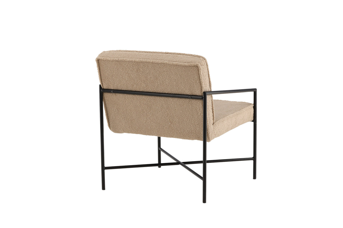 Rakel Sessel in Beige präsentiert im Onlineshop von KAQTU Design AG. Sessel mit Armlehnen ist von Venture Home