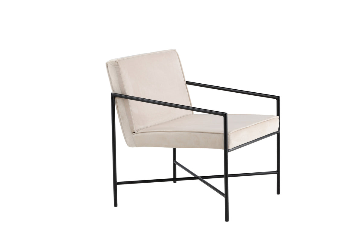 Rakel Sessel in Beige präsentiert im Onlineshop von KAQTU Design AG. Sessel mit Armlehnen ist von Venture Home
