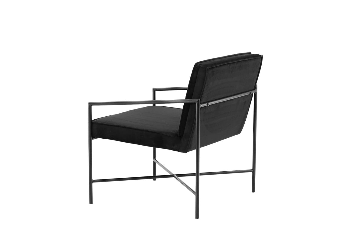 Rakel Sessel in Schwarz präsentiert im Onlineshop von KAQTU Design AG. Sessel mit Armlehnen ist von Venture Home