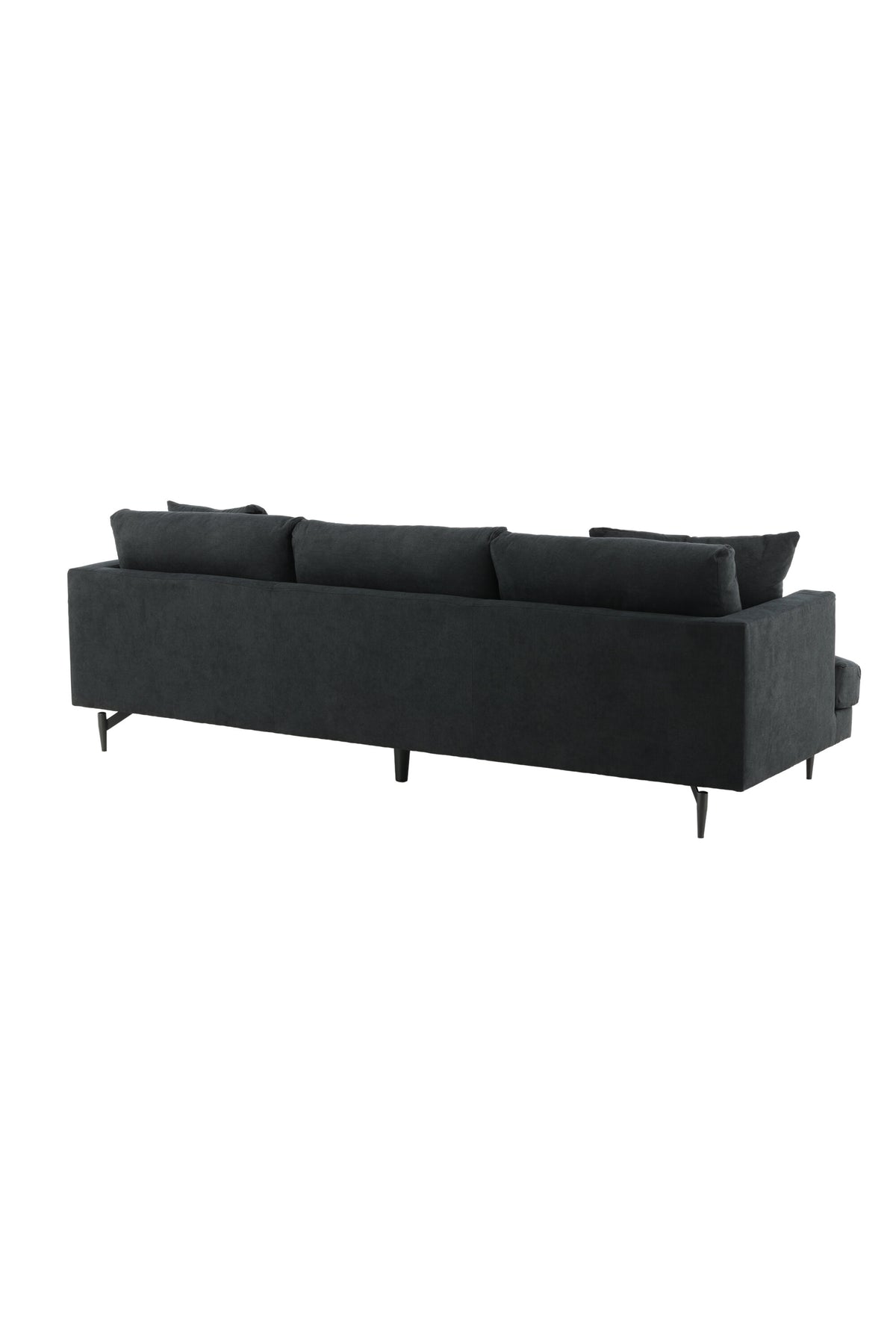 Sofia Sofa in Schwarz präsentiert im Onlineshop von KAQTU Design AG. 3er Sofa ist von Venture Home