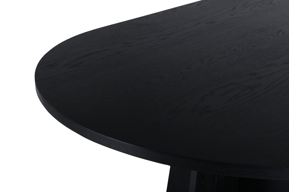 Bootcut Esstisch oval in Schwarz präsentiert im Onlineshop von KAQTU Design AG. Esstisch ist von Venture Home