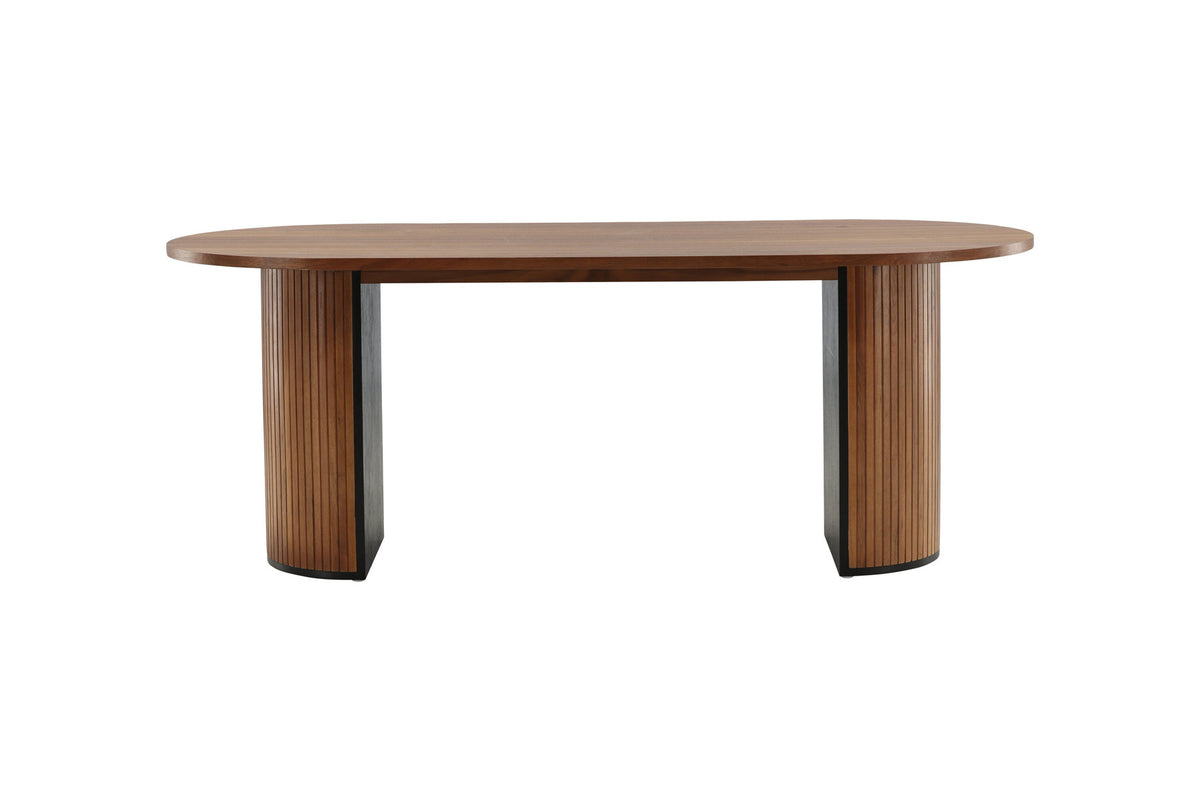 Bianca Tisch in Nussbaum präsentiert im Onlineshop von KAQTU Design AG. Esstisch ist von Venture Home