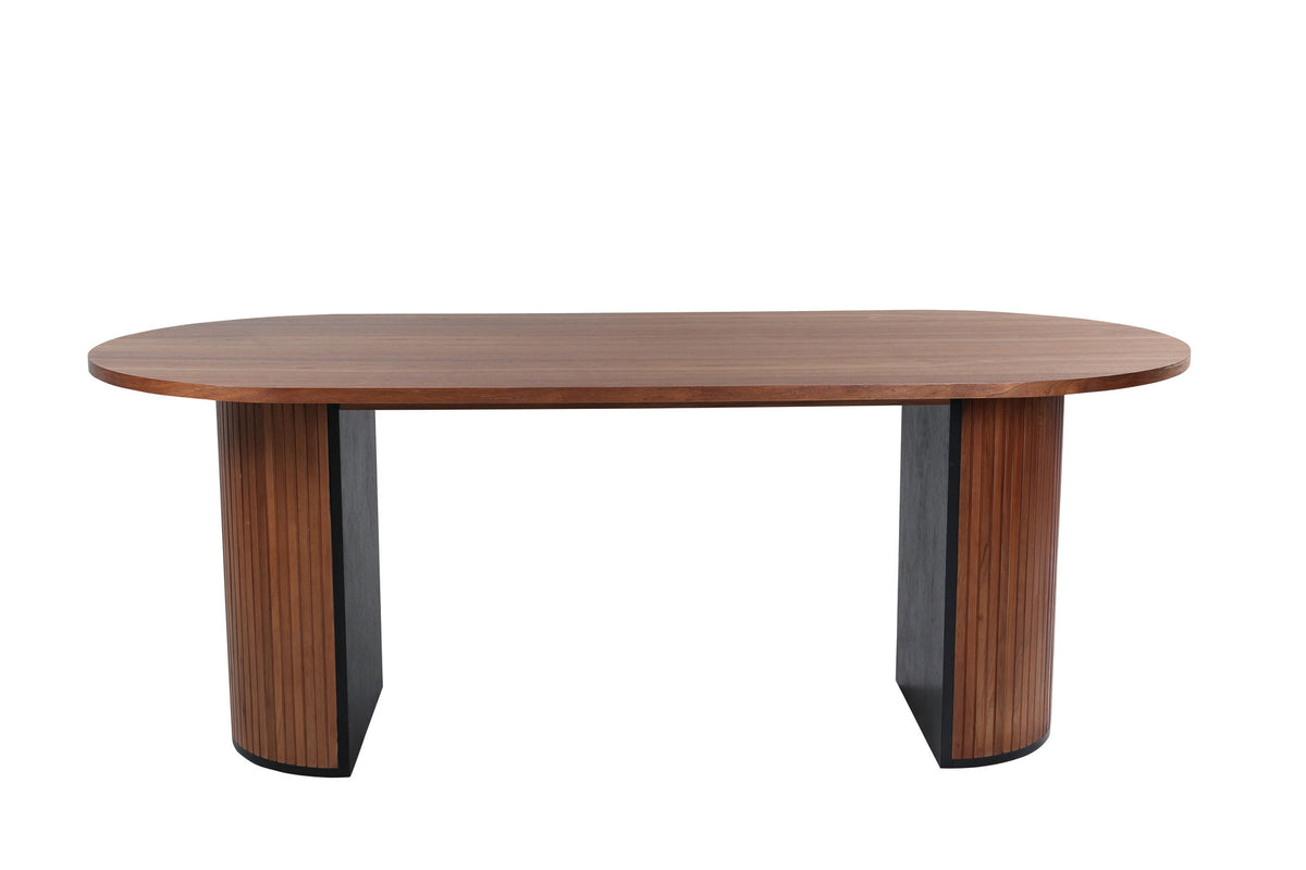 Bianca Tisch in Nussbaum präsentiert im Onlineshop von KAQTU Design AG. Esstisch ist von Venture Home