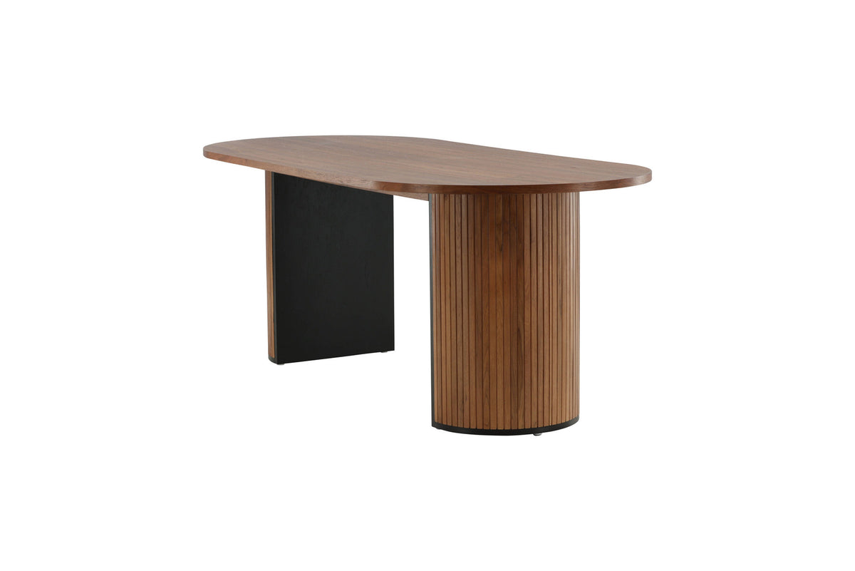 Bianca Tisch in Nussbaum präsentiert im Onlineshop von KAQTU Design AG. Esstisch ist von Venture Home