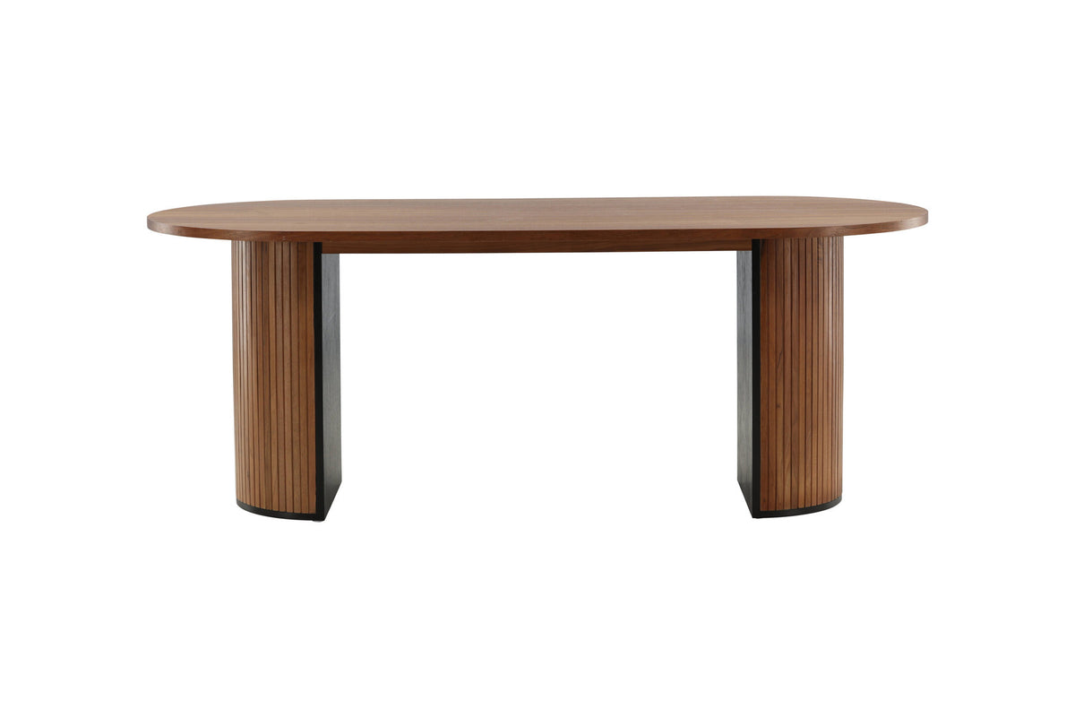 Bianca Tisch in Nussbaum präsentiert im Onlineshop von KAQTU Design AG. Esstisch ist von Venture Home