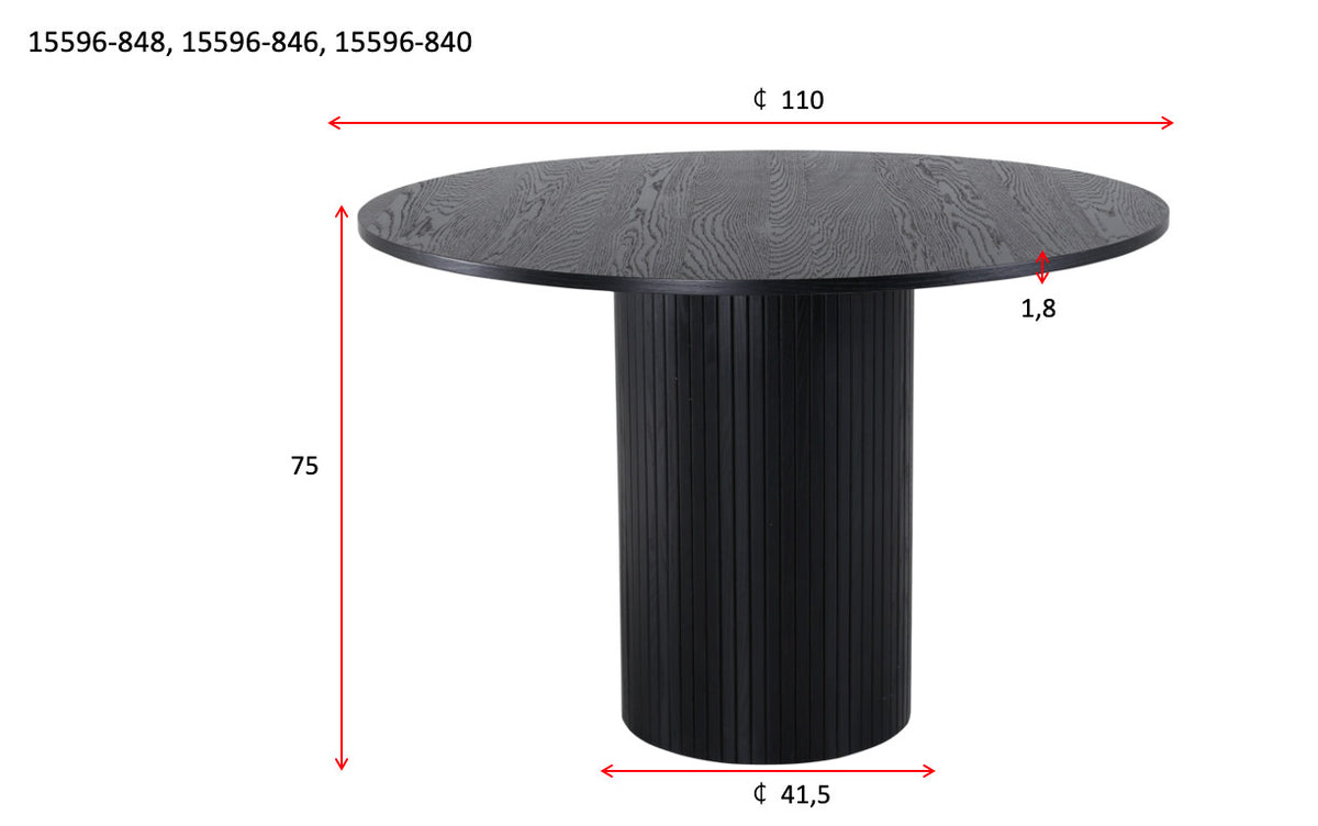 Bianca Esstisch in Nussbaum präsentiert im Onlineshop von KAQTU Design AG. Esstisch ist von Venture Home
