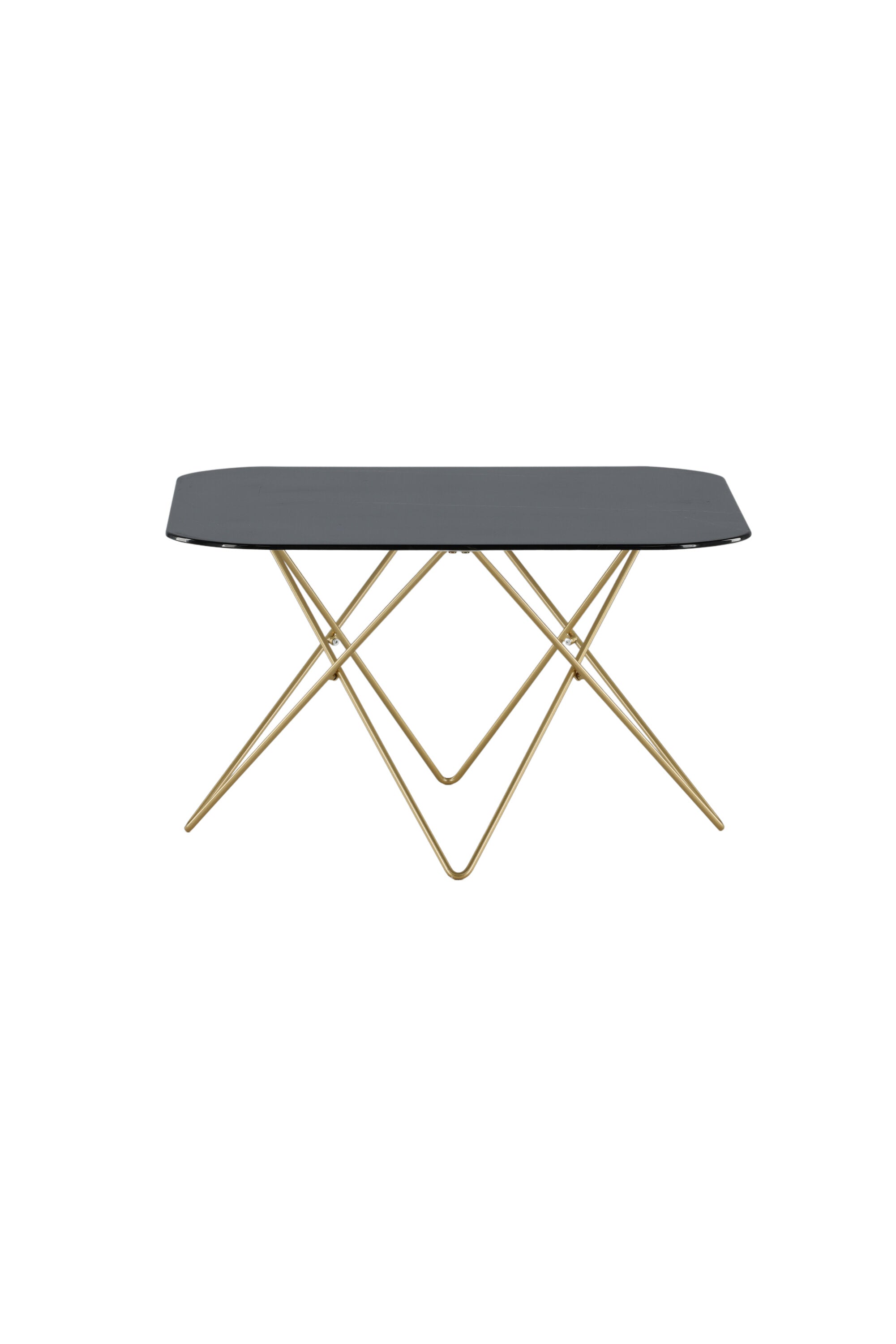 Tristar Beistelltisch in Schwarz / Gold präsentiert im Onlineshop von KAQTU Design AG. Beistelltisch ist von Venture Home