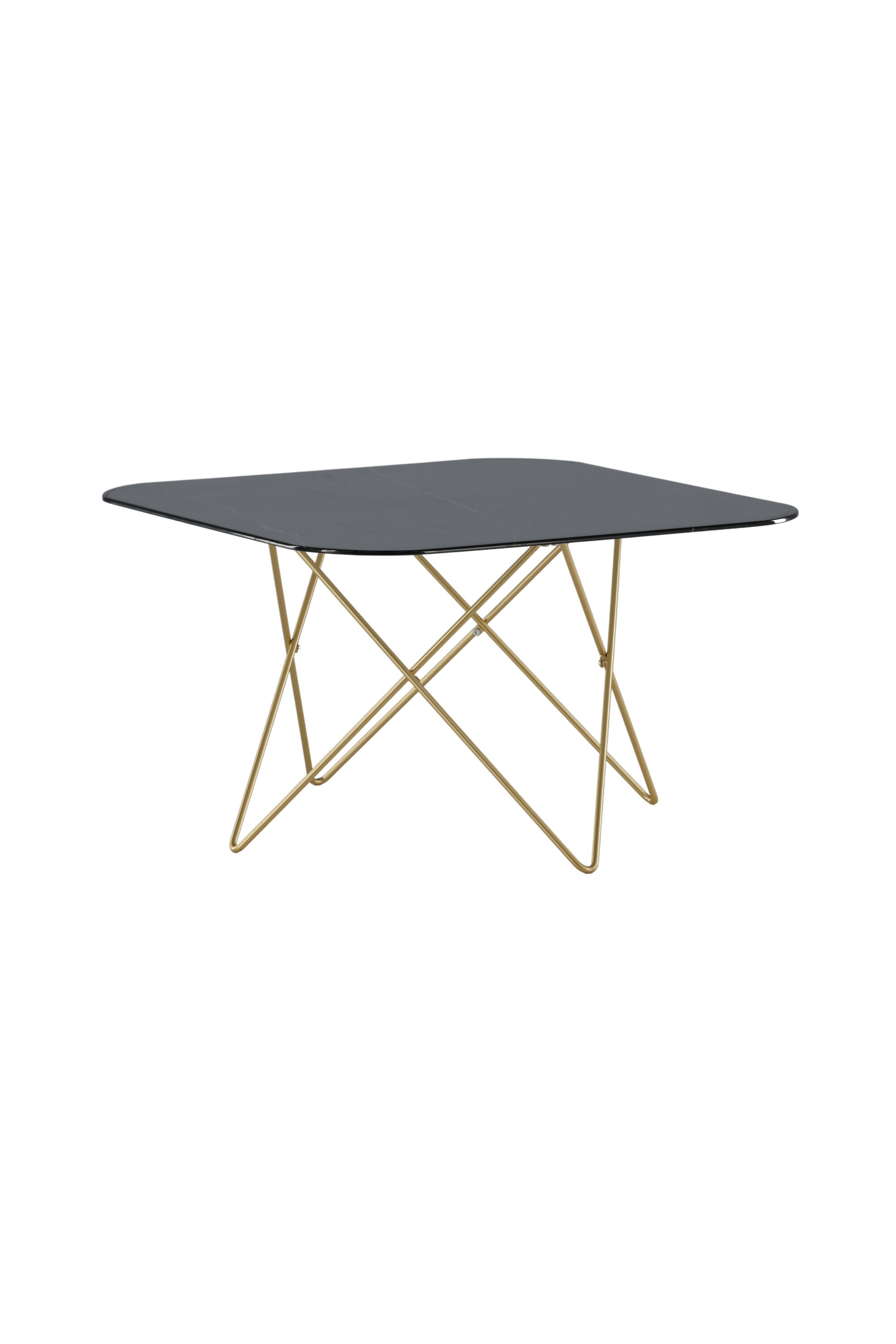 Tristar Beistelltisch in Schwarz / Gold präsentiert im Onlineshop von KAQTU Design AG. Beistelltisch ist von Venture Home