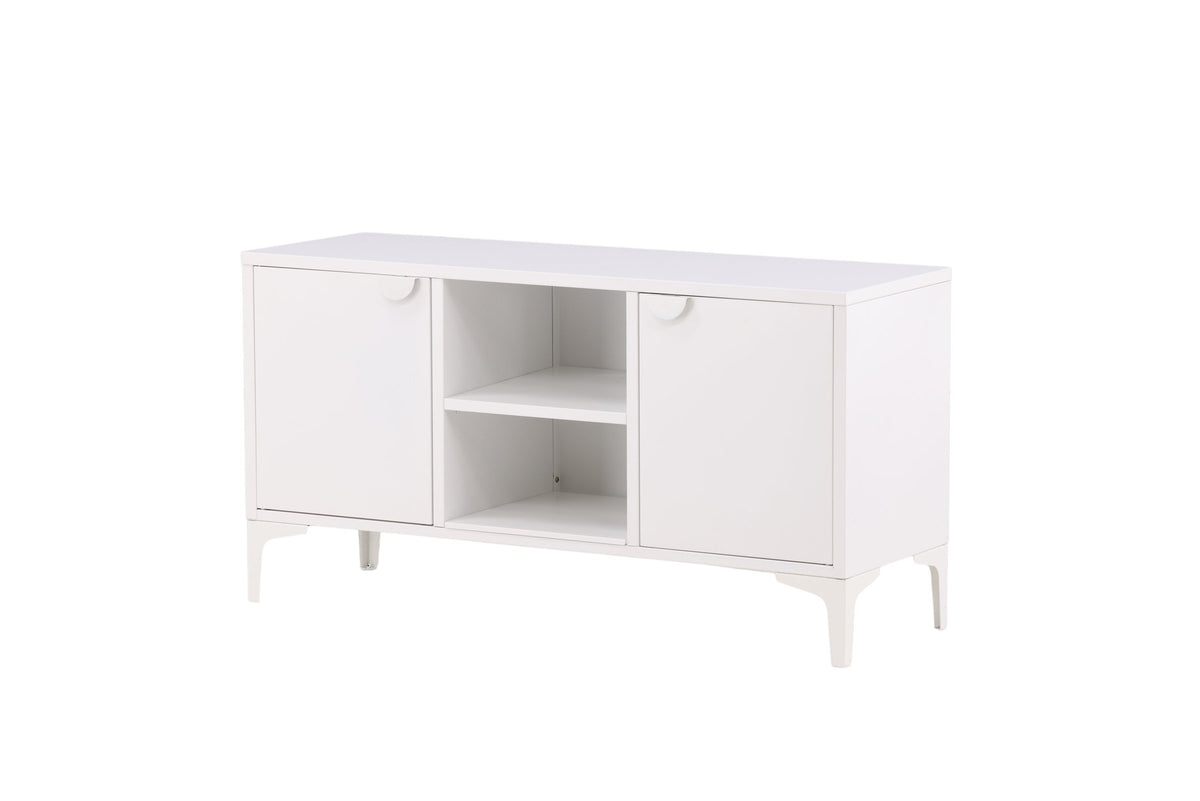 Piring TV Ständer in Weiss präsentiert im Onlineshop von KAQTU Design AG. TV-Möbel ist von Venture Home