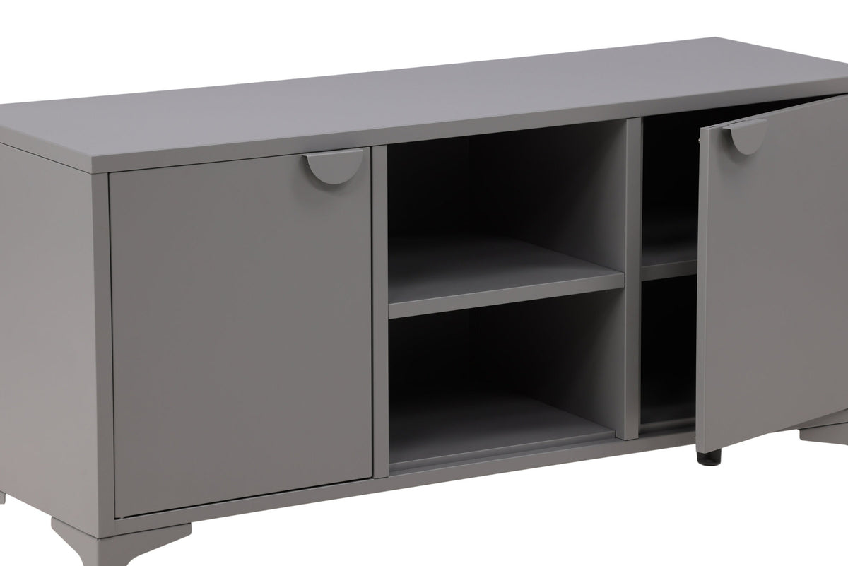 Piring TV Ständer in Hellgrau präsentiert im Onlineshop von KAQTU Design AG. TV-Möbel ist von Venture Home
