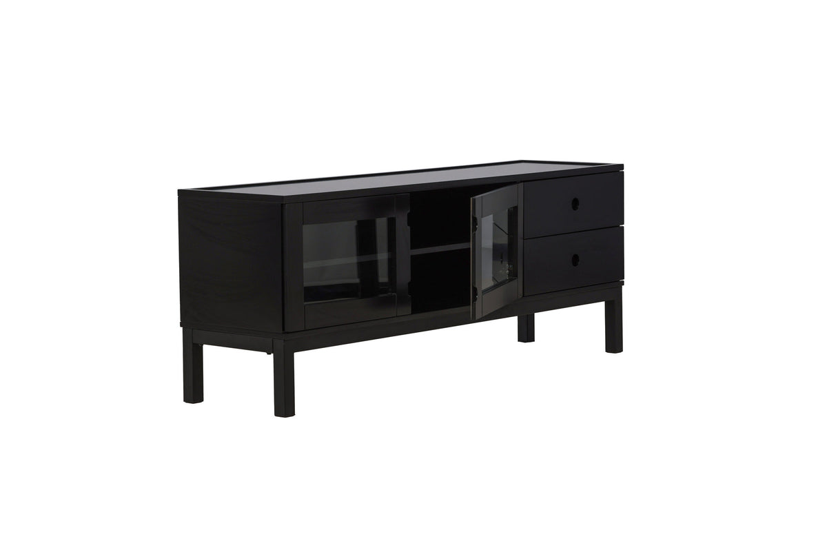 Alcoa Kabinett in Schwarz präsentiert im Onlineshop von KAQTU Design AG. Regal Zubehör ist von Venture Home